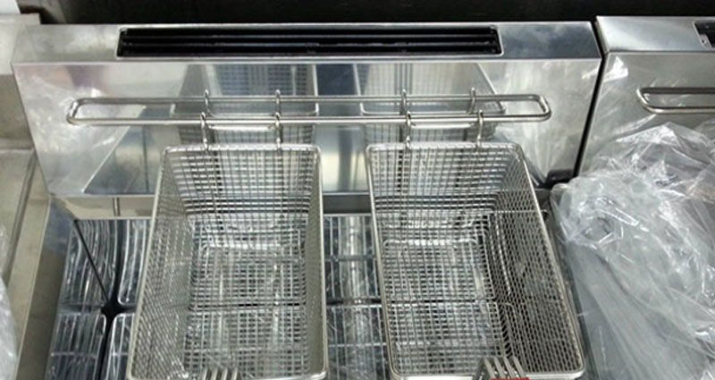 Bếp chiên nhúng có 2 ngăn Bếp chiên nhúng 2 ngăn