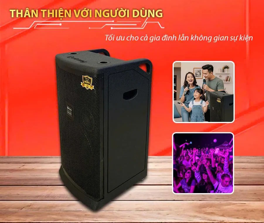 Công suất cực đại 1.600W – Phủ âm khắp không gian Arirang MK6 Max