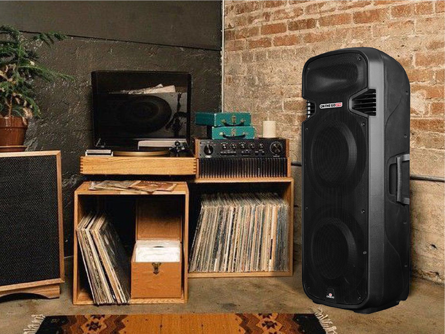 Loa kéo Karaoke dễ dàng điều chỉnh âm bass Loa kéo Karaoke