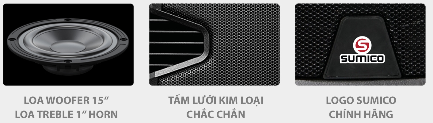 Loa kéo có loa bass 38cm Loa kéo