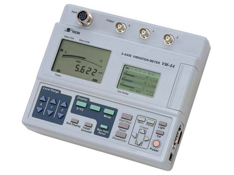 Máy đo độ rung 3 chiều Rion VM-54 Máy đo độ rung 3 chiều Rion VM-54