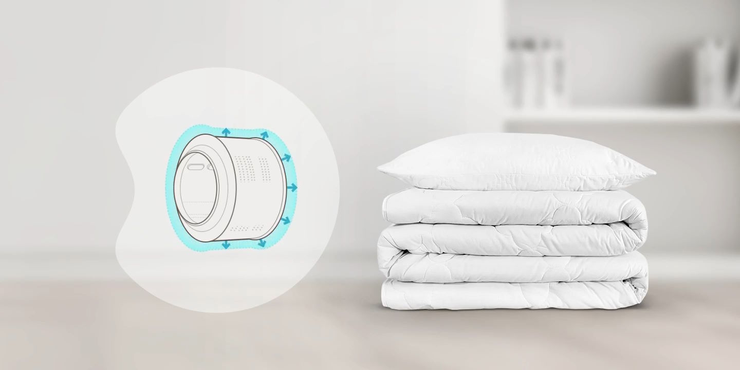 Dung tích 11 kg – Giặt nhiều hơn, tiết kiệm thời gian hơn Máy giặt LG AI DD Inverter FX1411N5W