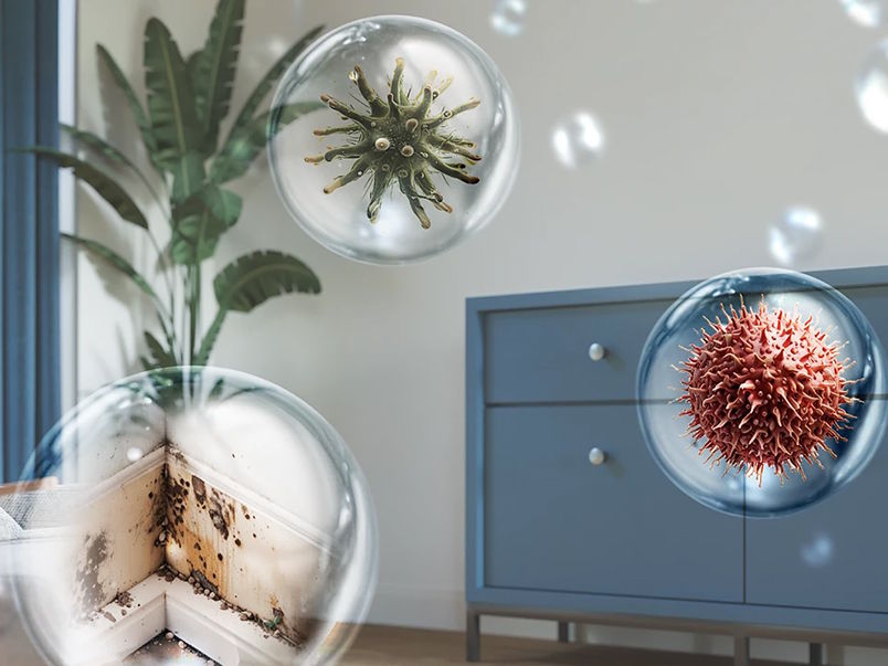 Máy hút ẩm Philips DE5305/11 hỗ trợ lọc không khí Máy hút ẩm Philips DE5305/11