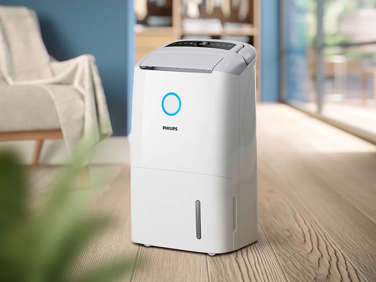 Máy hút ẩm kết hợp lọc không khí có bình chứa nước thải 4 lít Máy hút ẩm kết hợp lọc không khí