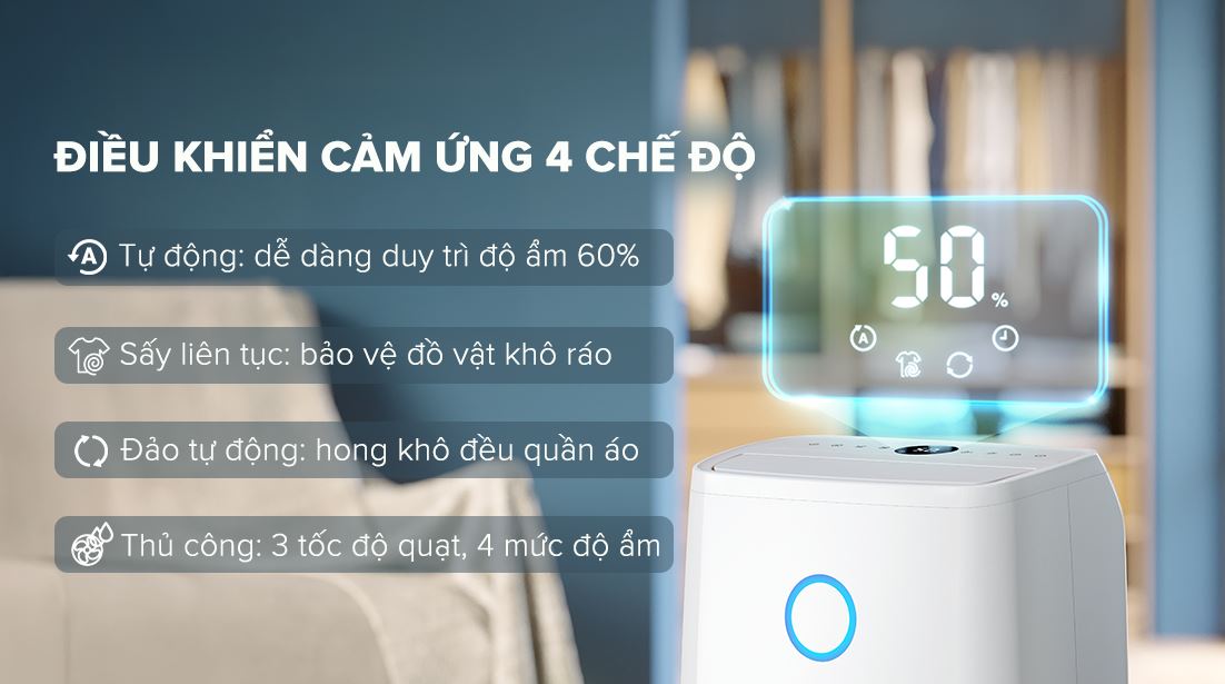 DE3306/11 có 4 chế độ DE3306/11