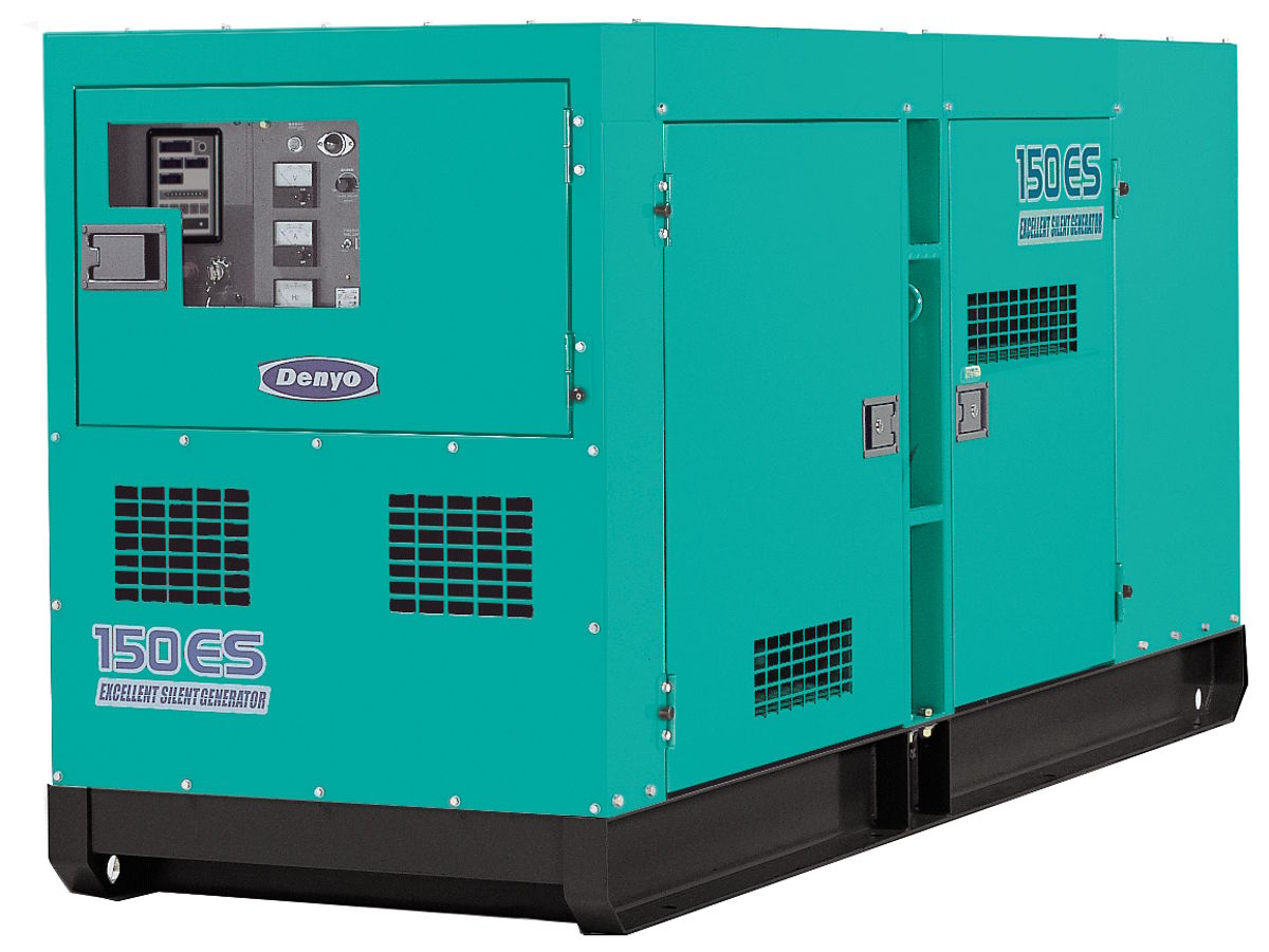 Denyo DCA-150ESK tiêu thụ lượng dầu thấp Denyo DCA-150ESK