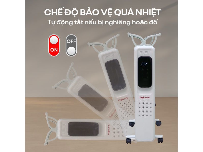 OH8615 có tính năng bảo vệ quá nhiệt OH8615
