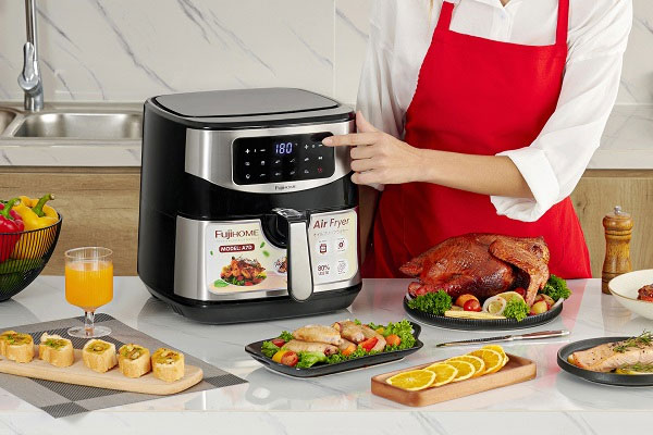Nồi chiên không dầu FujiHome A7D có 10 chức năng nấu tự động Nồi chiên không dầu FujiHome A7D có 10 chức năng nấu tự động