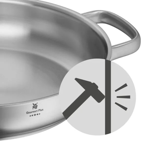 Tay cầm cách nhiệt an toàn – Thiết kế tinh tế, dễ thao tác WMF Gourmet Plus 28cm 0726286031