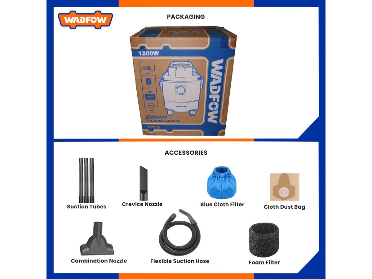 Wadfow WVR1A15 kèm nhiều phụ kiện Wadfow WVR1A15
