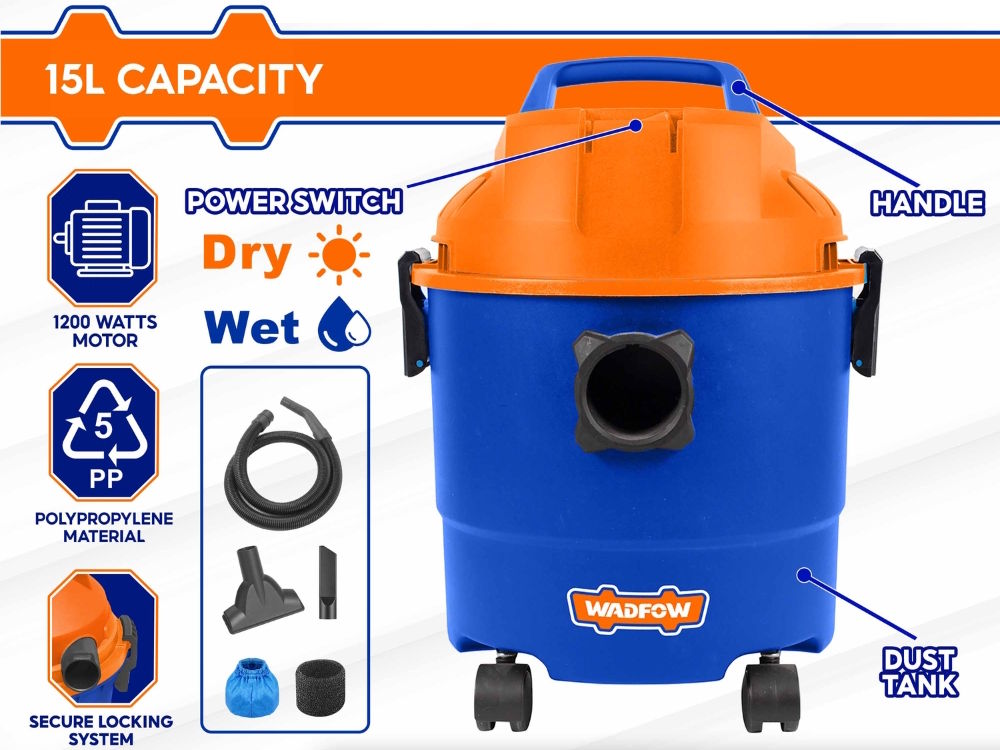 máy hút bụi Wadfow WVR1A15 máy hút bụi Wadfow WVR1A15