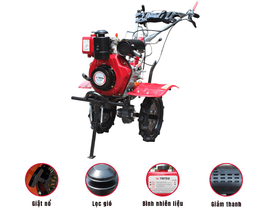 Tatsu TU173DY giúp xới đất tơi xốp Tatsu TU173DY