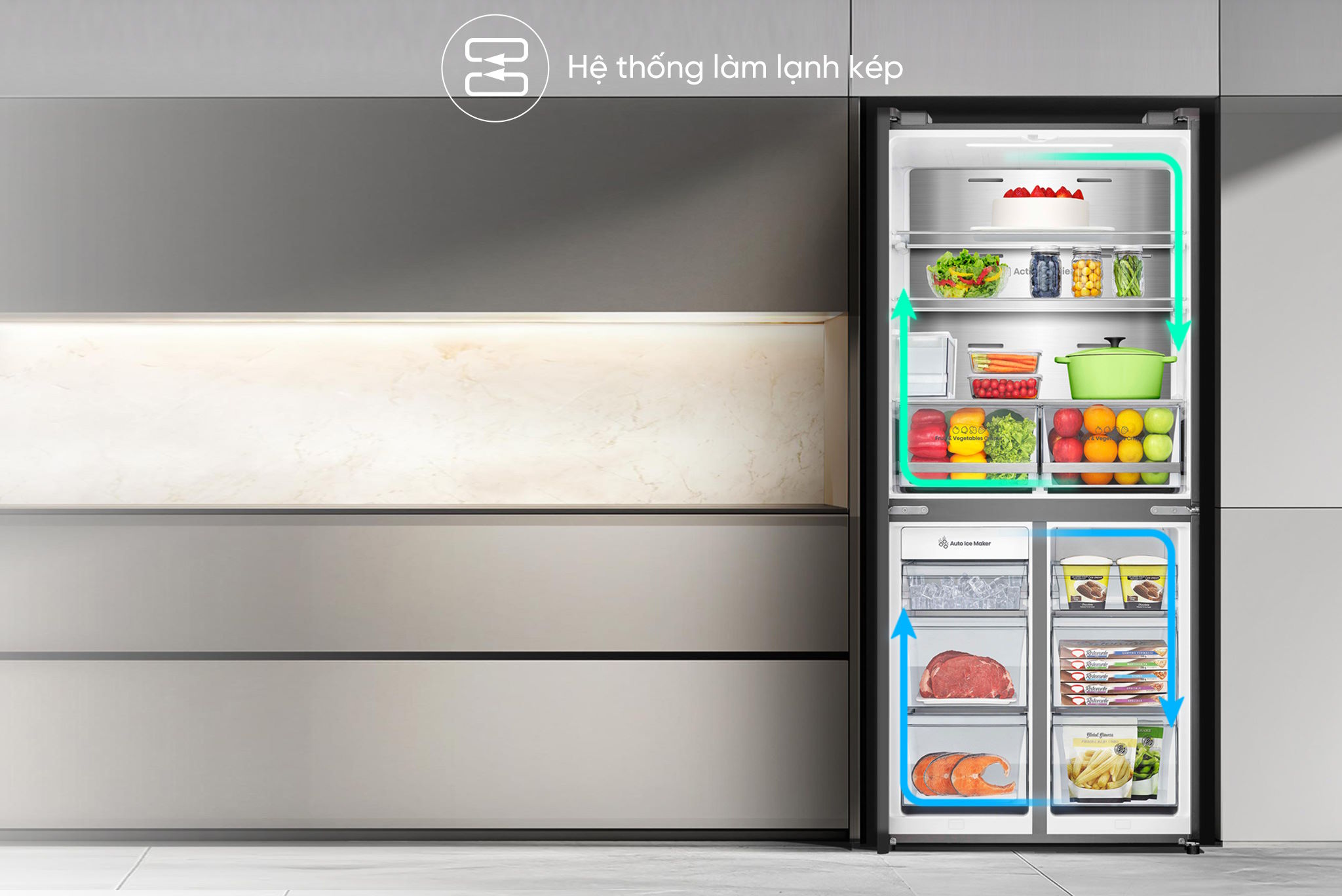 Tủ lạnh Hisense 488 lít RQ630N4EBUI3