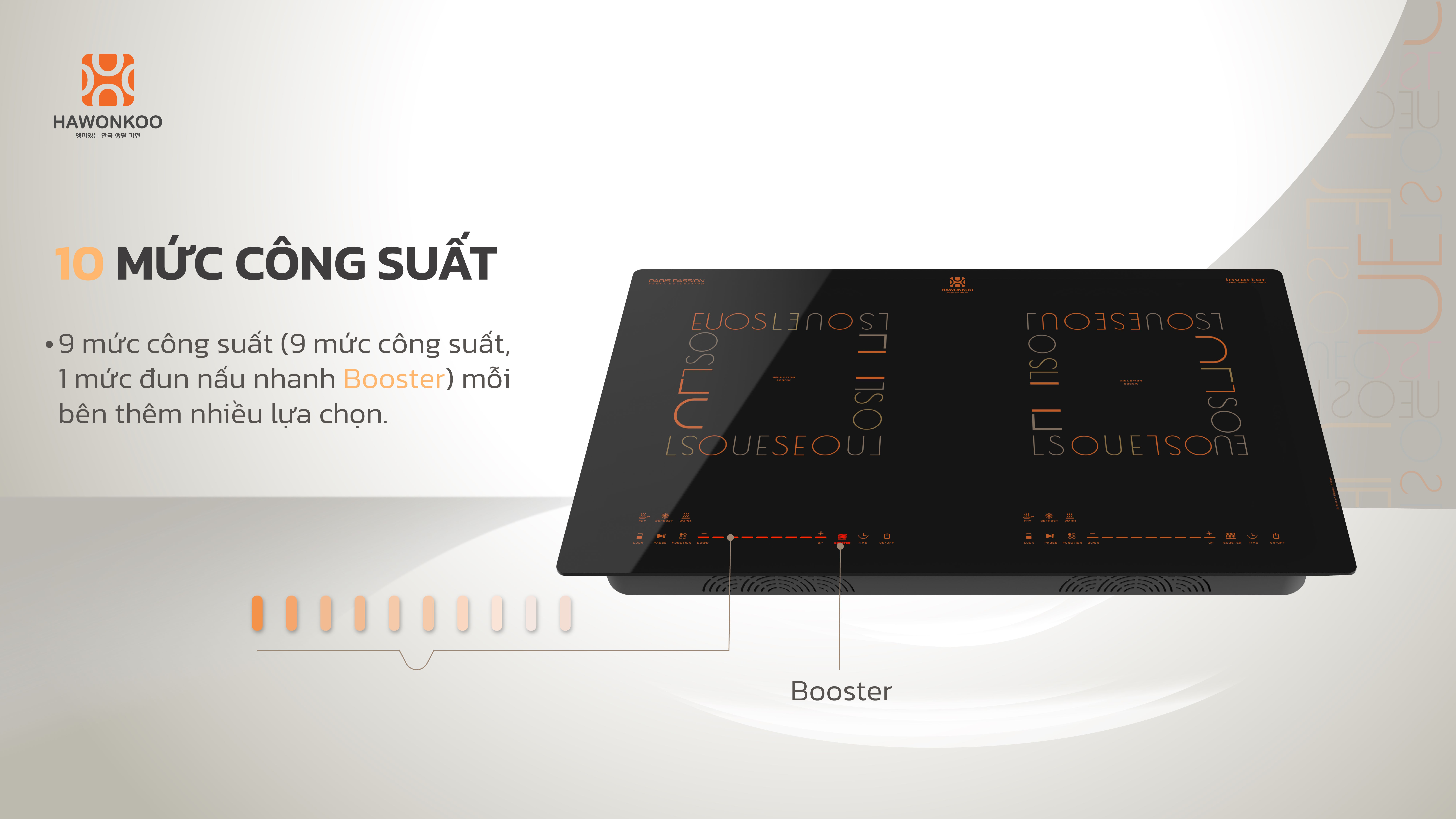 Công suất mạnh mẽ – Đa năng cho mọi món ăn Bếp từ đôi CEH-288