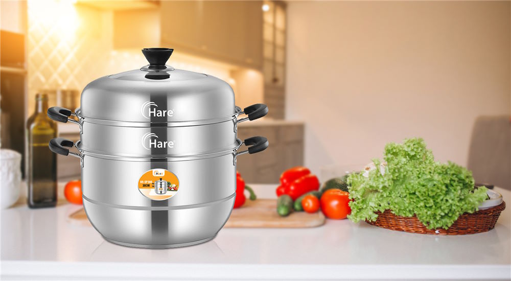 Bộ nồi hấp 3 tầng Hare HR-SP300