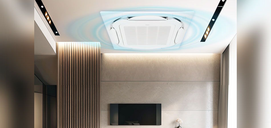 Điều hòa âm trần Daikin Inverter 1 chiều 34.100 BTU FCFC100DVM/RZFC100EY1 (3 pha)