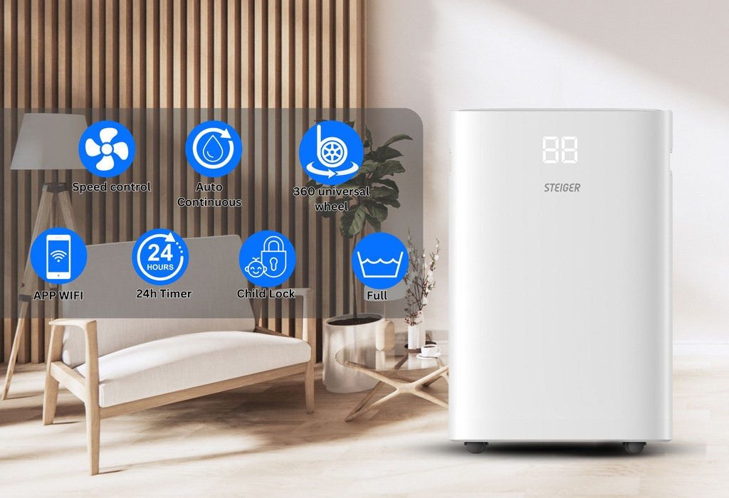 Máy hút ẩm Steiger STG-836DW (36L)