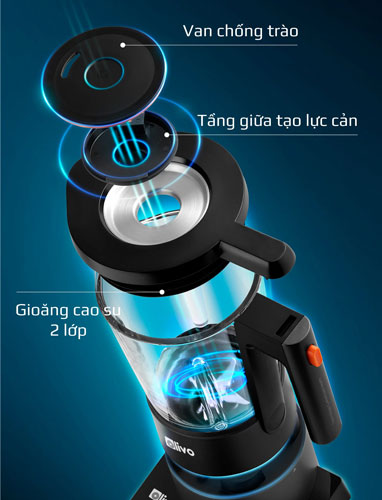 Olivo X24 Pro có chức năng đảm bảo an toàn