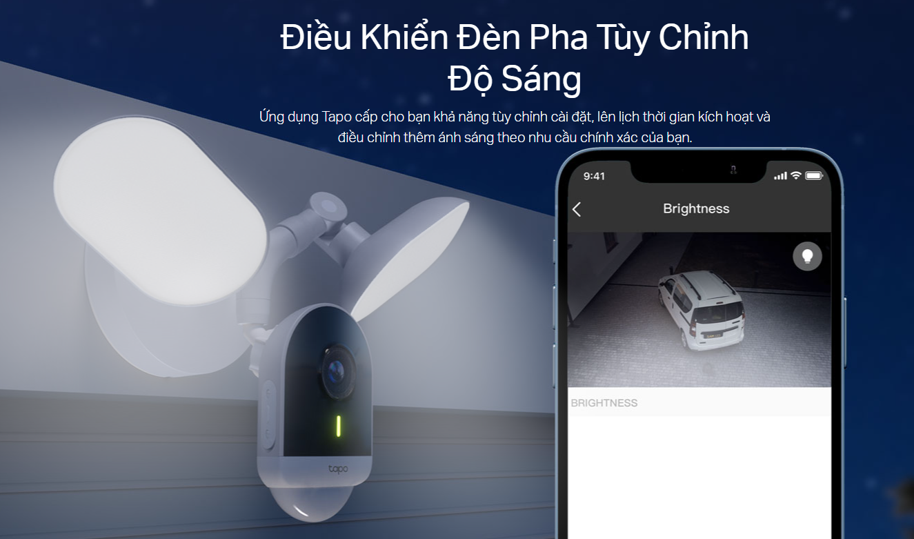 Camera thông minh có đèn pha TP-Link Tapo C720