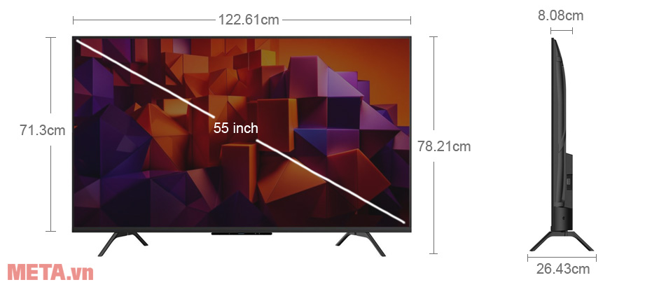Google Tivi Coocaa 4K 55 inch 55Y84 Pro