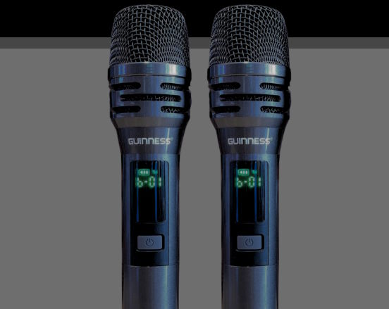 Micro không dây UHF cao cấp – Hát hay, thu âm chuẩn Loa xách tay Guinness