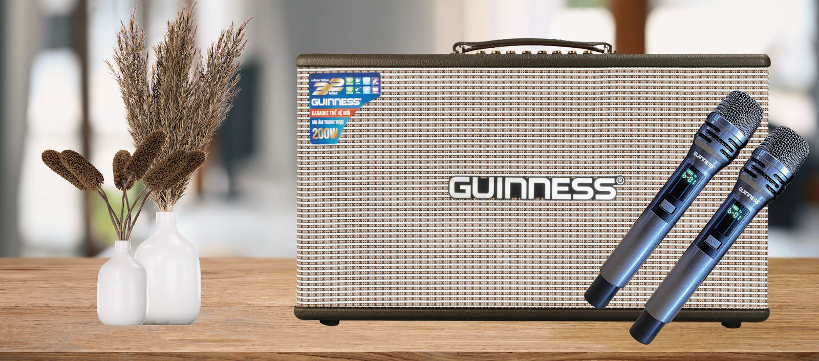 Thiết kế di động, tiện lợi và sang trọng Guinness GX-335