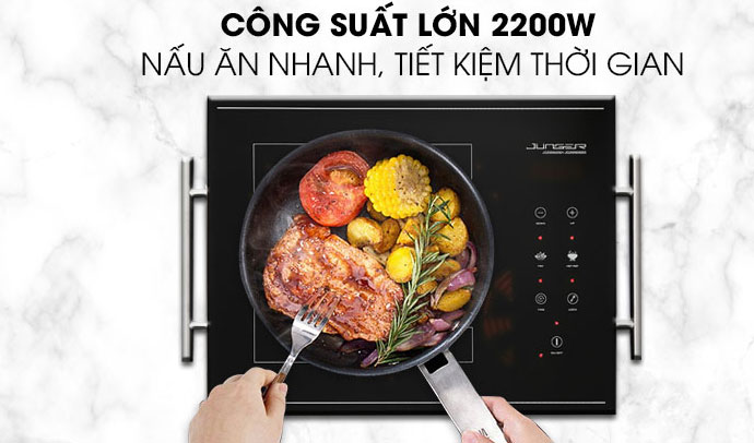 Bếp hồng ngoại đơn Junger MT-21 vận hành với công suất 2.200W 