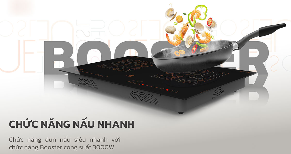 Bếp điện từ có chức năng nấu nhanh Bếp điện từ