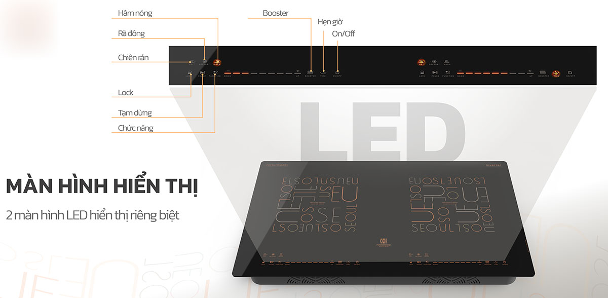 Bếp từ CEH-286 có màn hình Led Bếp từ CEH-286