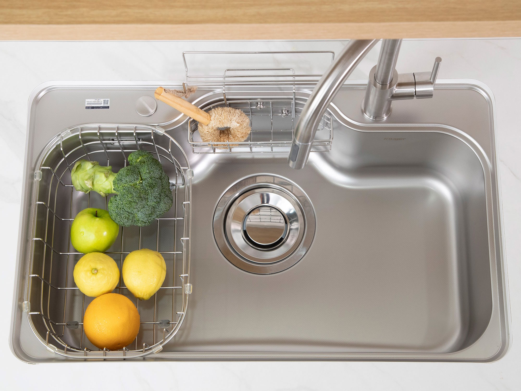 Thiết kế 01 hố sâu lòng: Tiện lợi và sạch sẽ Kluger KT8050FS S80 Plus