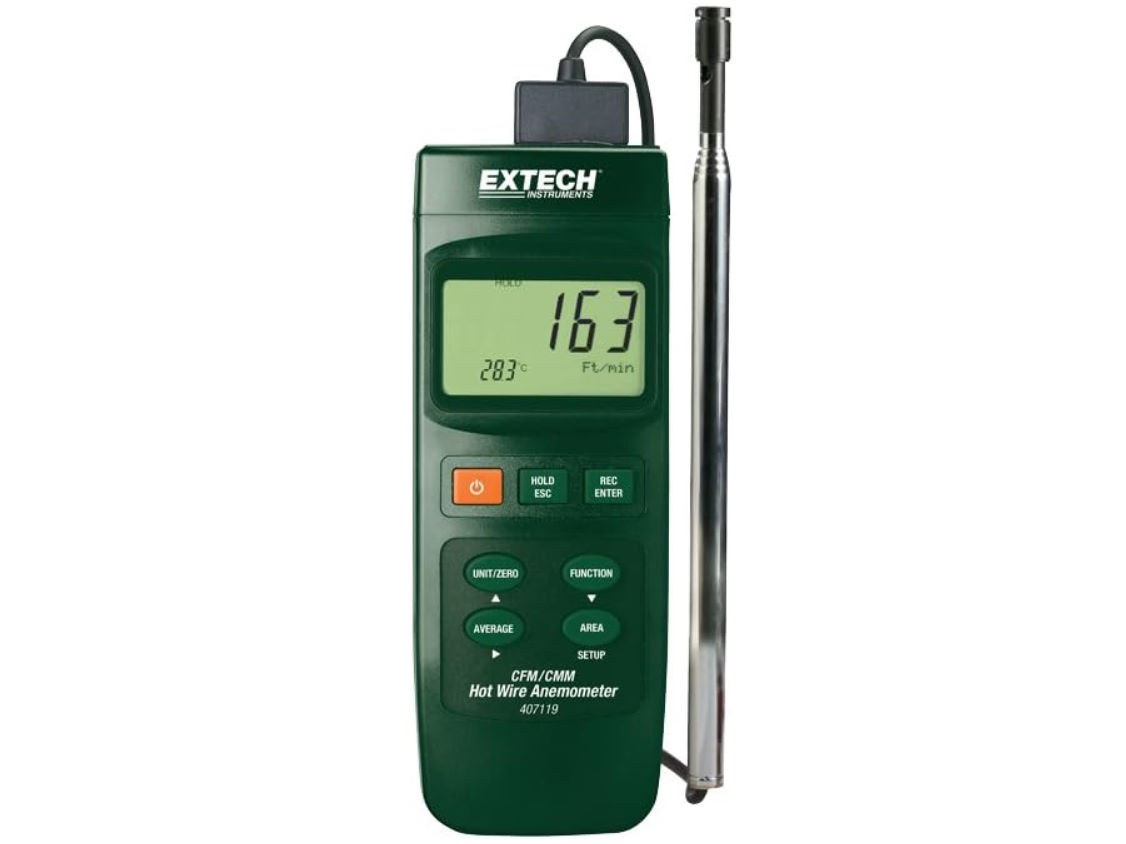 Máy đo tốc độ, lưu lương gió và nhiệt độ Extech 407119