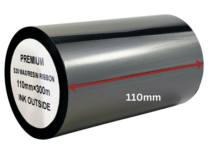 Ruy băng in S20 Wax Resin 110mm x 300m