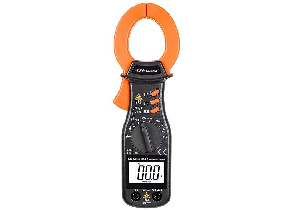 Ampe kìm Victor 3218+ (600V AC/DC, 200mA DC, 500A AC)