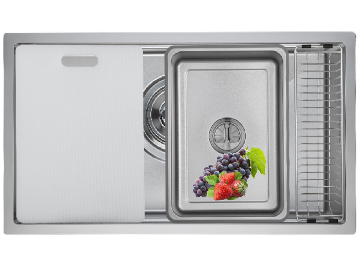 Chậu rửa bát GrandX GX6845V Volcano