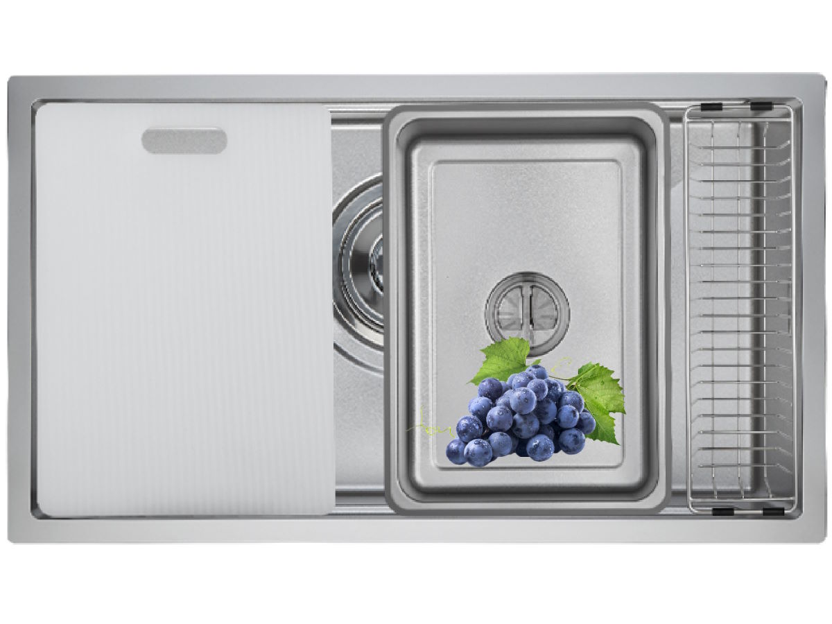 Chậu rửa bát GrandX GX7845V Volcano