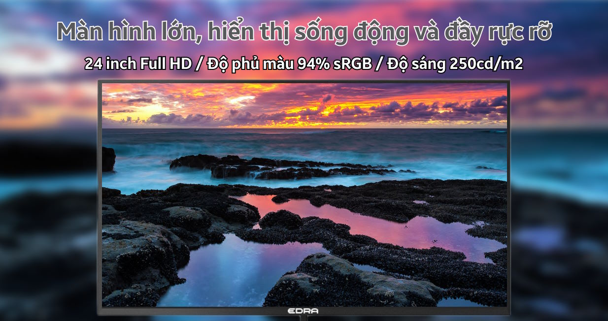 Màn hình gaming E-DRA EGM24F100PV