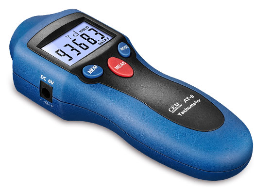 Máy đo tốc độ vòng quay tiếp xúc / không tiếp xúc CEM AT-8