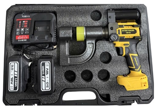 Máy đột lỗ tôn máng cáp thủy lực dùng pin Changyou CM-32