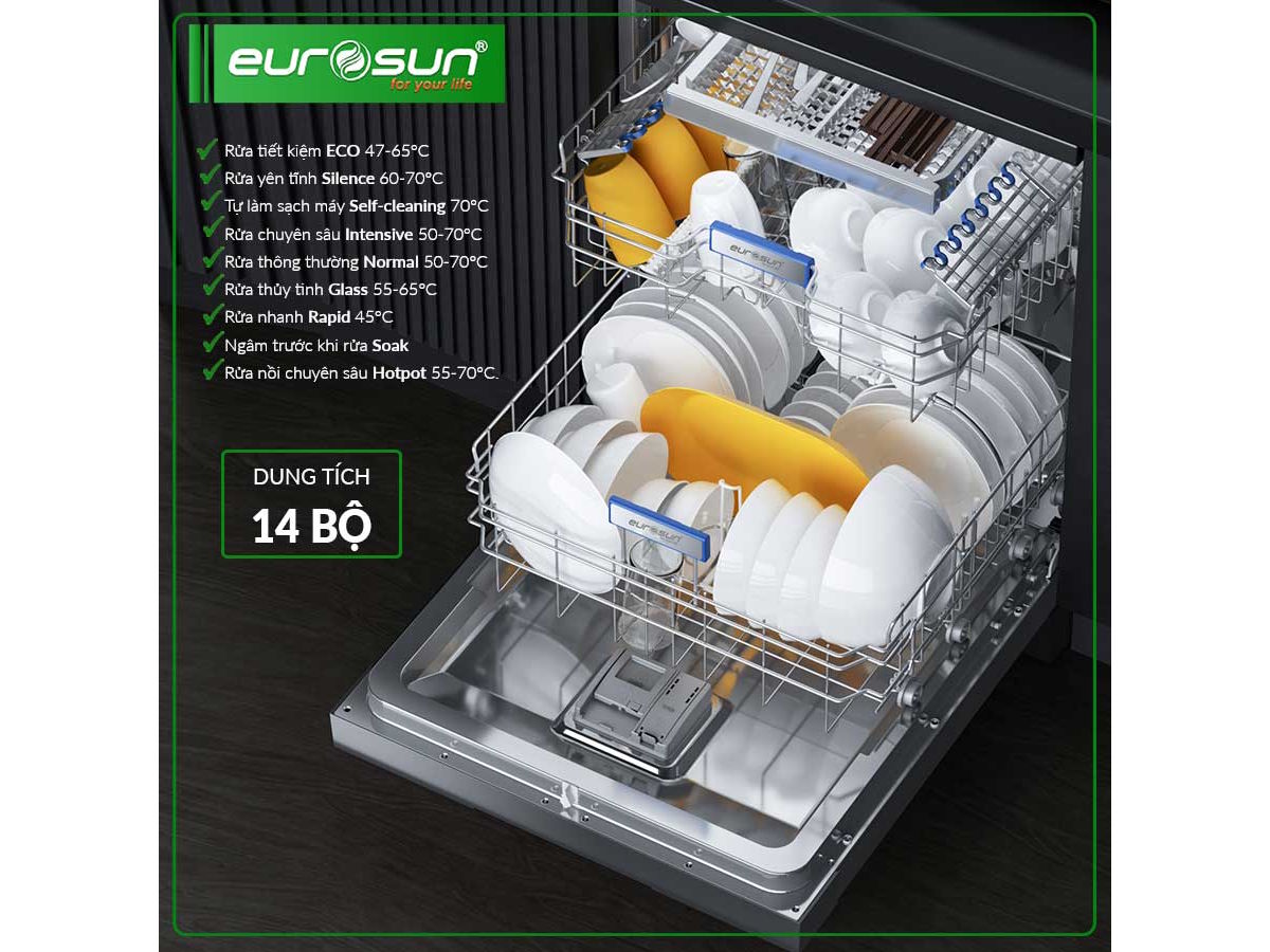 Máy rửa bát Eurosun 