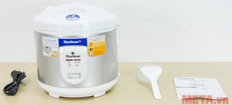 Nồi cơm điện nắp gài BlueStone RCB-5527 và các phụ kiện kèm theo BlueStone RCB-5527