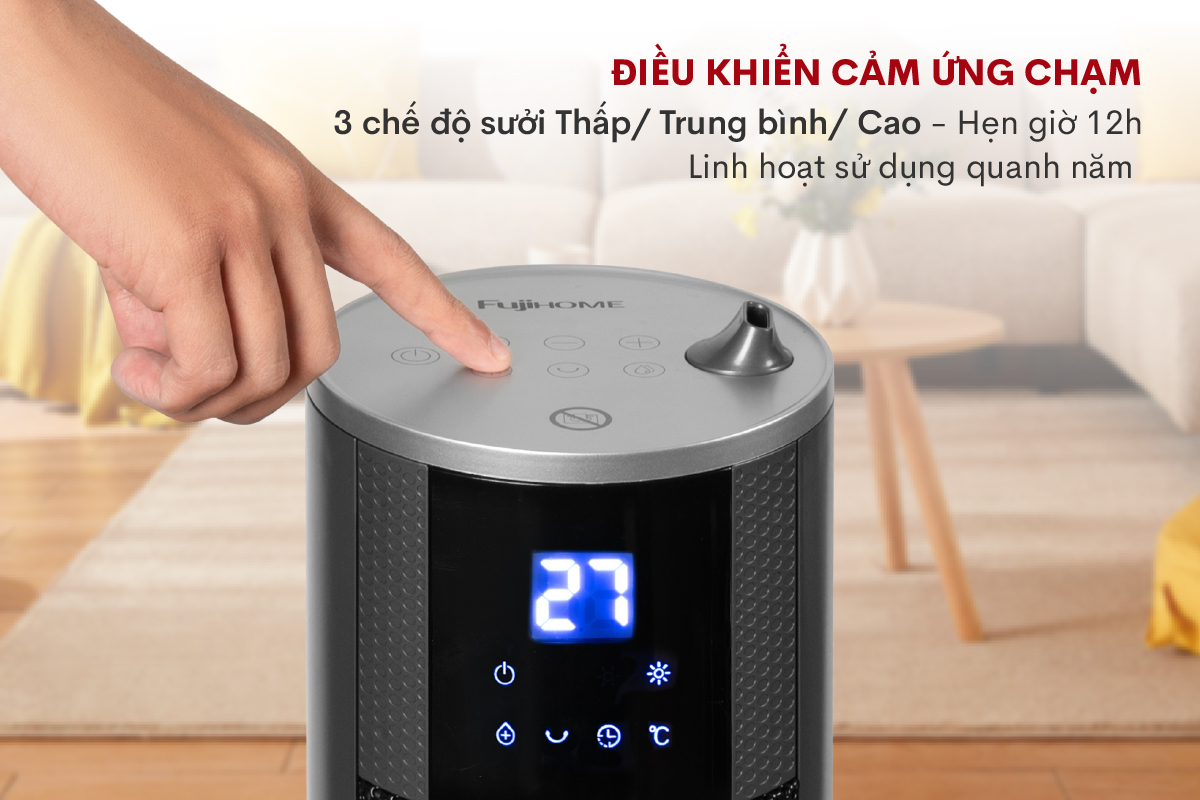 Quạt sưởi gốm cso 3 mức công suất Quạt sưởi gốm