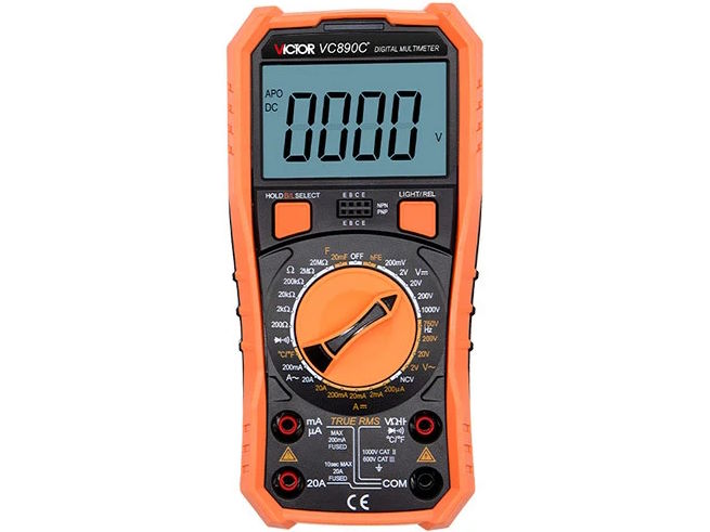Đồng hồ vạn năng điện tử Victor VC890C+