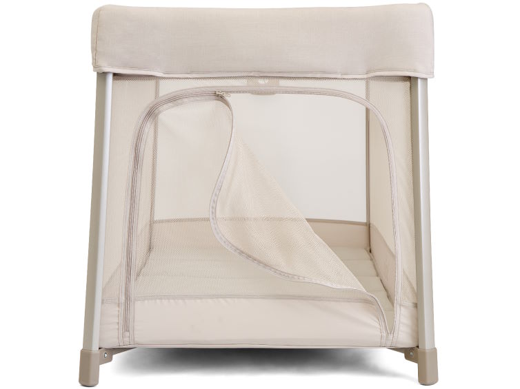 Tối ưu sự thoải mái – Chăm sóc giấc ngủ bé dễ dàng hơn Giường cũi Joie Amigo 120 Vanilla