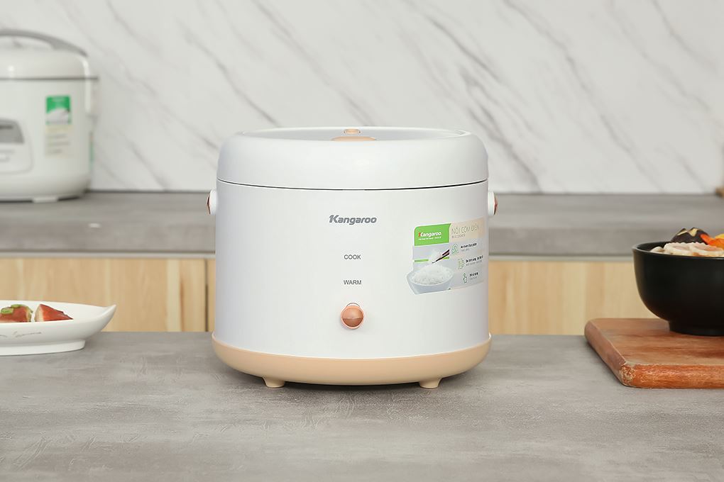 Nồi cơm điện sở hữu màu sắc trang nhã, nhỏ gọn Nồi cơm điện