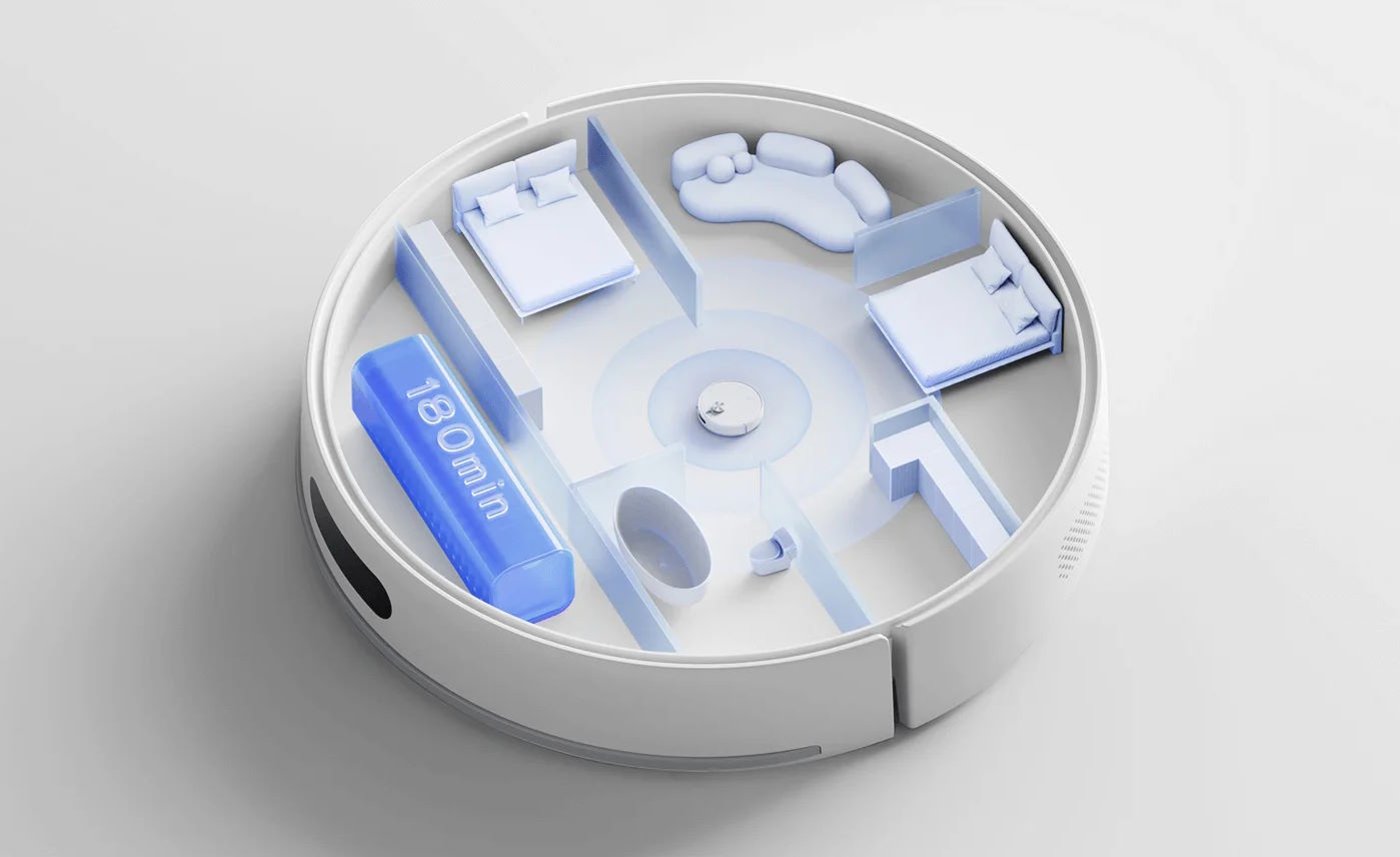 Pin dung lượng lớn và tự động sạc Robot Xiaomi Robot Vacuum S40