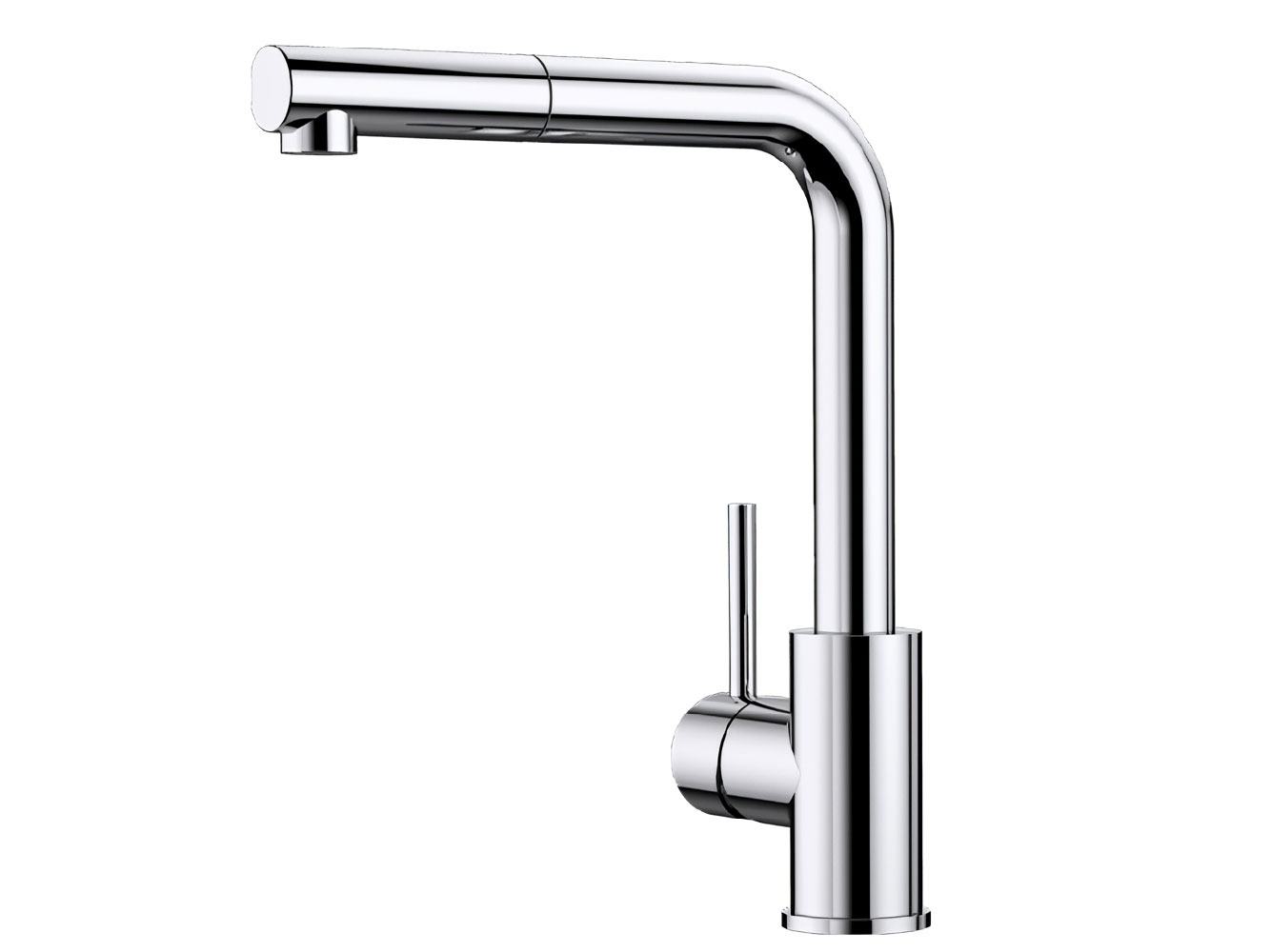 Vòi rửa chén dây rút nóng lạnh GrandX GXF02