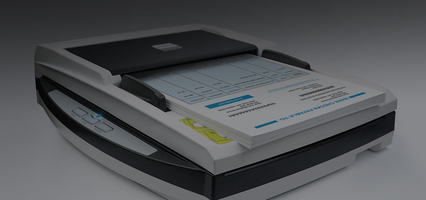 Quét dễ dàng với một nút nhấn Máy quét Plustek SmartOffice PL3060