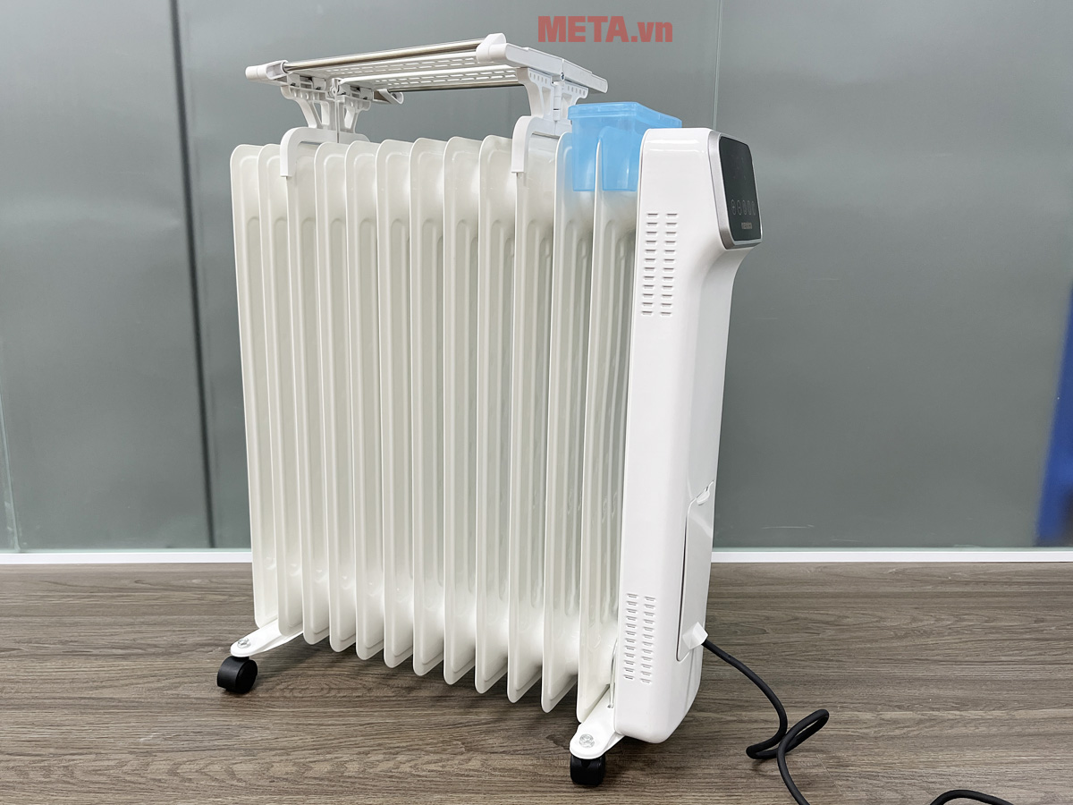 máy sưởi dầu Nanoco NOH2614RC có kiểu dáng hiện đại, sang trọng