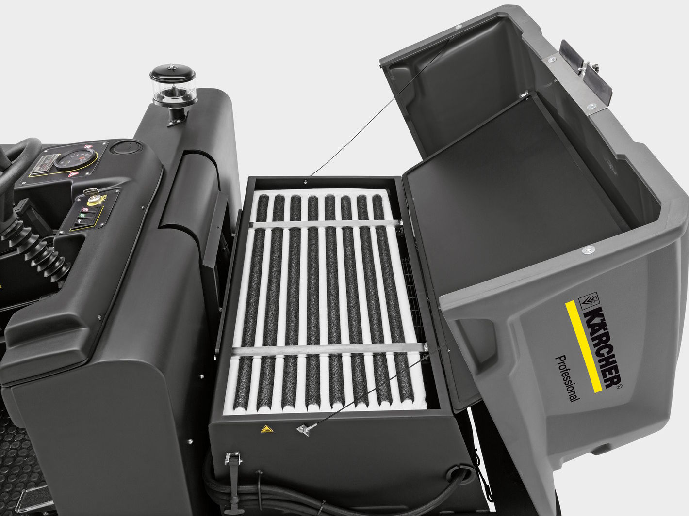 Máy quét rác có màng lọc Máy quét rác