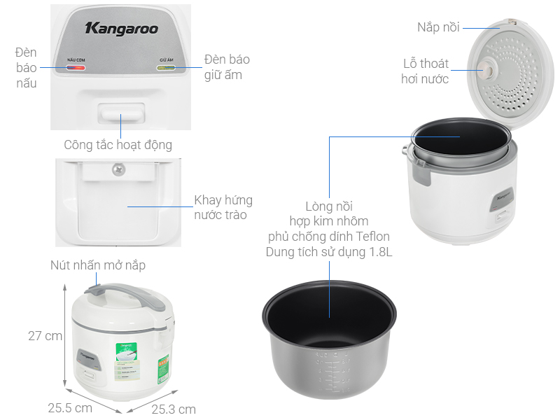 KGRC18M8 có màu sắc trang nhã KGRC18M8